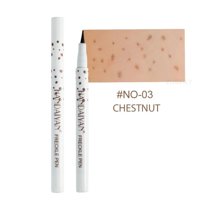 Face Fake Freckles Pen – Natural Waterproof Lifelike Dot Spot Makeup Tool for Long-Lasting Look