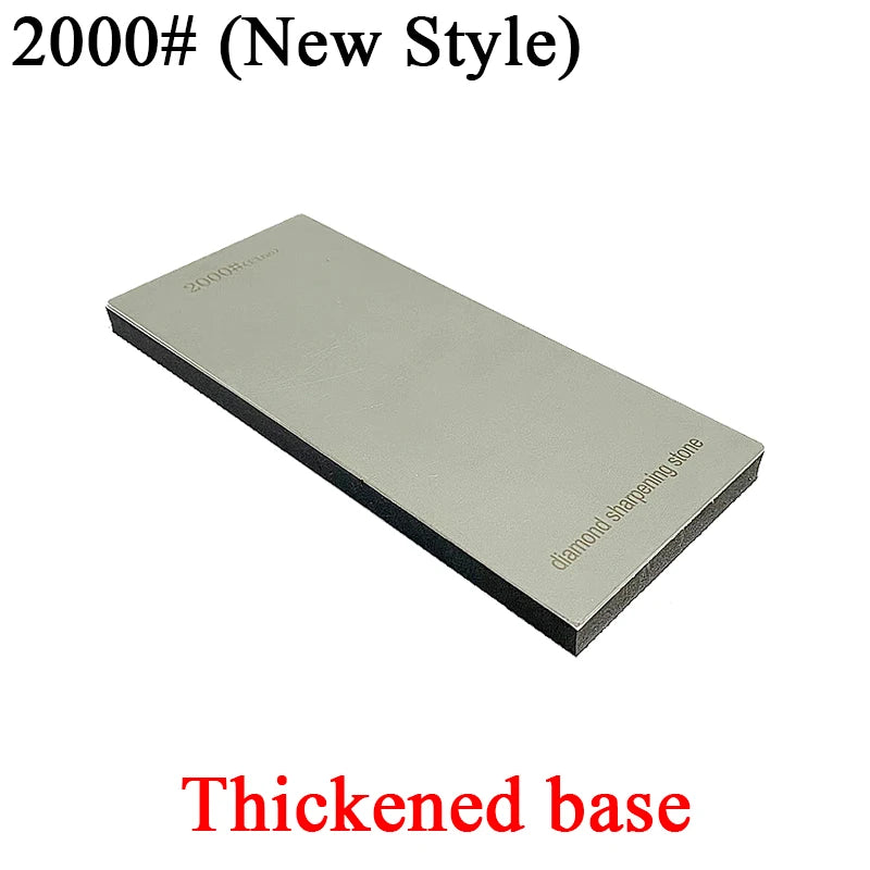 Thickened Non-Slip Diamond Knife Sharpener – 15° Kitchen Whetstone & Leather Polishing System