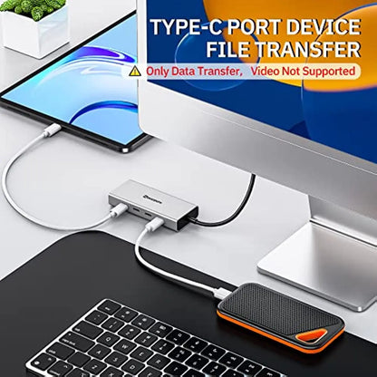 Minisopuru USB C Hub 10Gbps – USB 3.2 Type-C to USB Adapter with 100W PD for MacBook Pro, iMac & PC Accessories