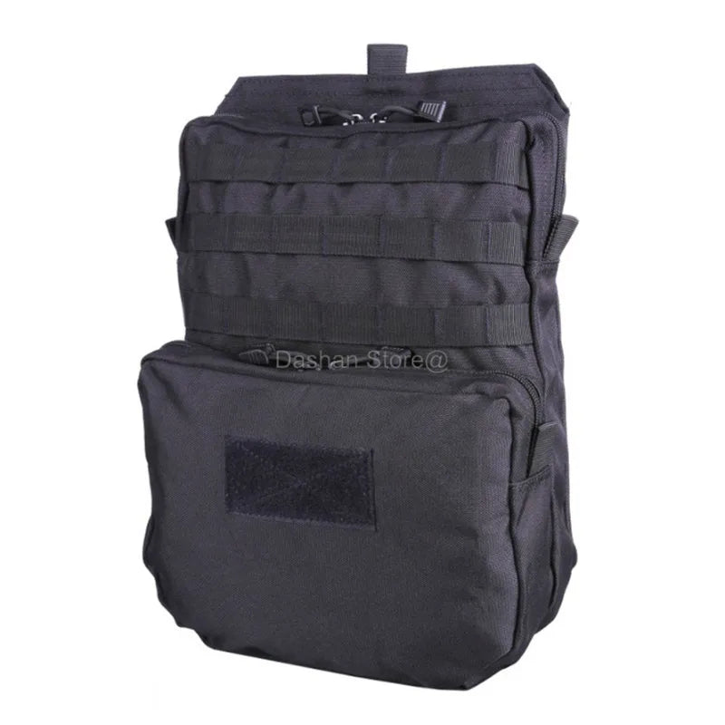 Tactical 3L Hydration Backpack - Nylon MOLLE Water Bladder Pack for Airsoft, Hunting, EDC, and JPC/SPC Tactical Vests
