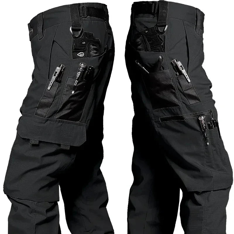 Men's Tactical Waterproof Cargo Pants – Durable Multi-Pocket Combat Trousers for Outdoor Work & Adventure