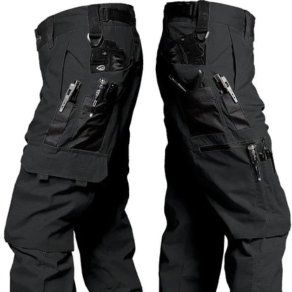 Men's Tactical Waterproof Cargo Pants – Durable Multi-Pocket Combat Trousers for Outdoor Work & Adventure