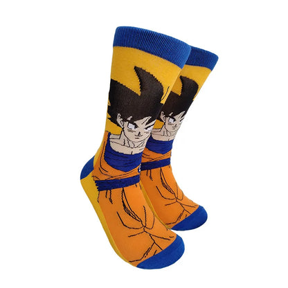 Dragon Ball Anime Socks — Men’s Fashion Cosplay Hip Hop Harajuku Style