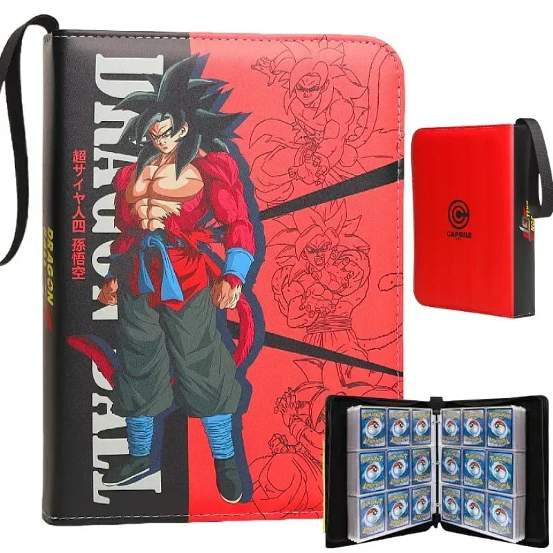 Anime Dragon Ball Card Album – 400/900pcs Storage Binder for Vegeta IV Game Cards, Kids Gift