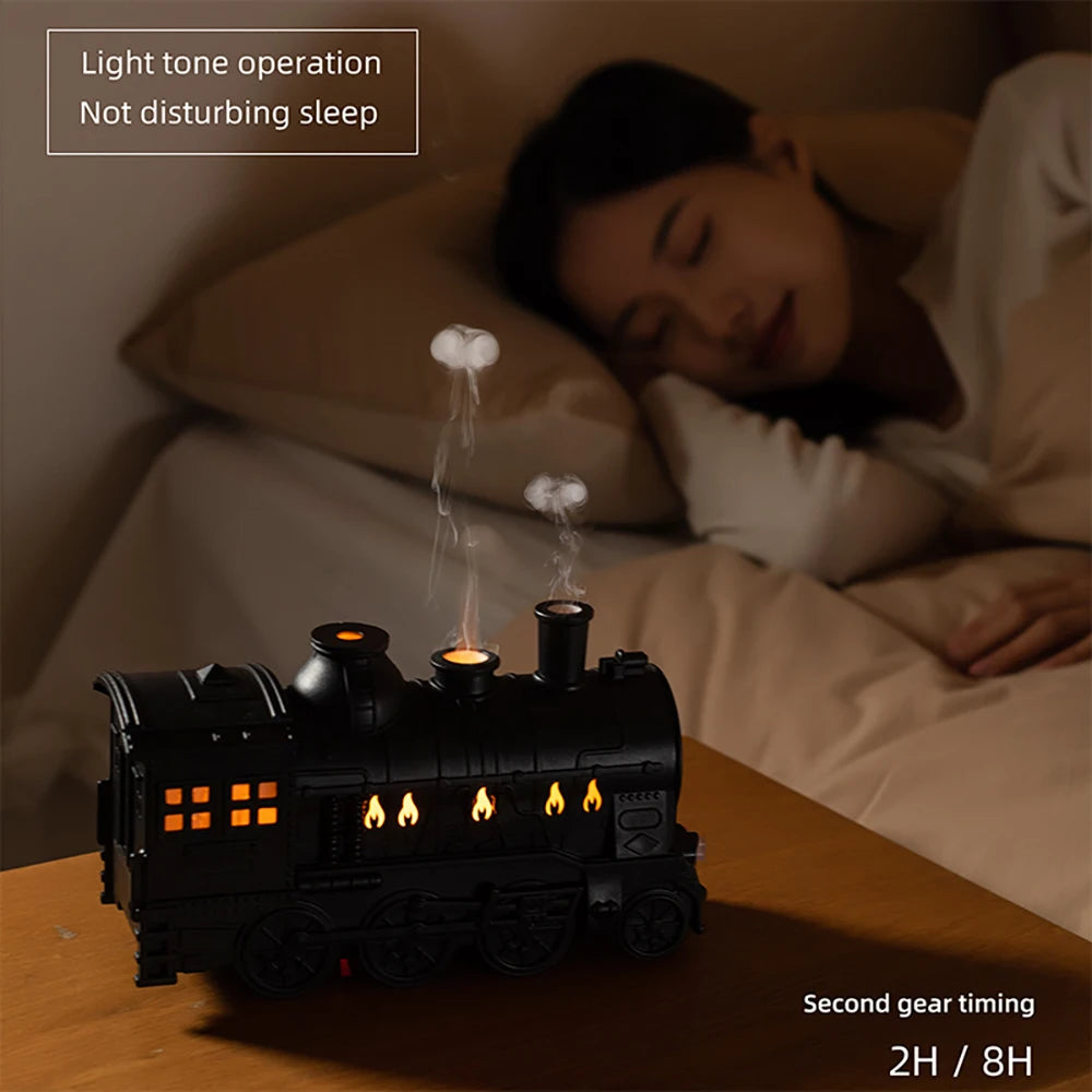 Aierwill Train Air Humidifier – Ultrasonic Aromatherapy Diffuser with Mist Maker, Essential Oil Aroma Diffuser, Remote Control