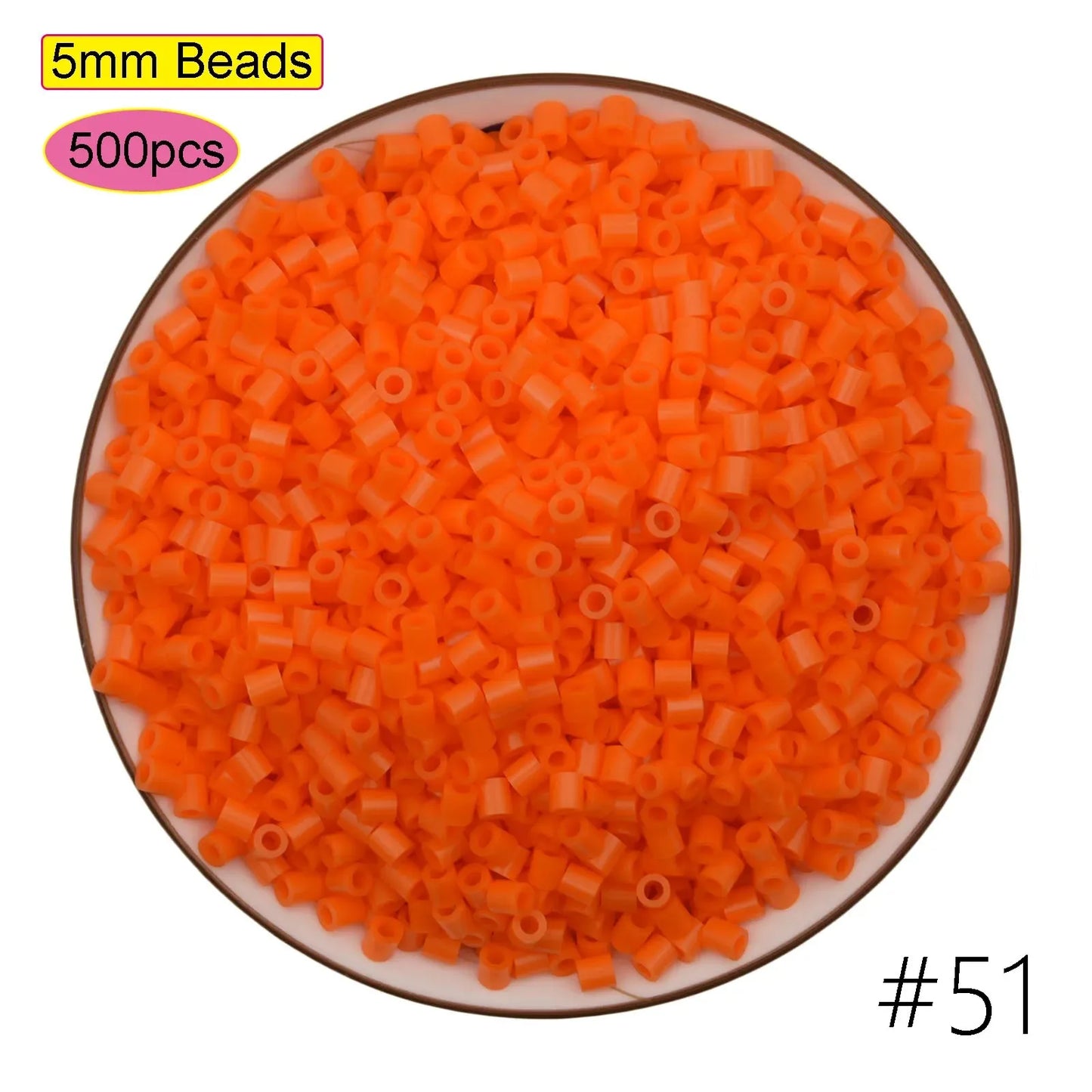 5mm Fuse Beads for Kids – Animal & Creative DIY Perler Hama Beads, Educational Pixel Puzzle, Iron Pegboard Mosaic Pattern Toy
