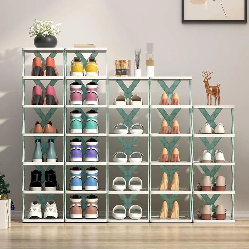 Multi-Layer Detachable Shoe Rack Storage Organizer — Space-Saving Household Shoe Shelf Cabinet