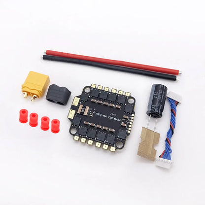 F4V3S F4 V3 V3S PLUS FC Stack with OSD & Barometer – 30A 45A 60A ESC for FPV Racing Drones