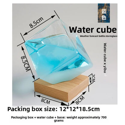 Weather Forecast Glass Bottle - Creative Storm Bottle Ornament & Birthday Gift