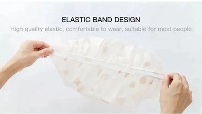 5PCS Waterproof Shower Caps – Women's Anti-Oil, Smoke, Hair Care, Dry Hair Cap for Household Bathing