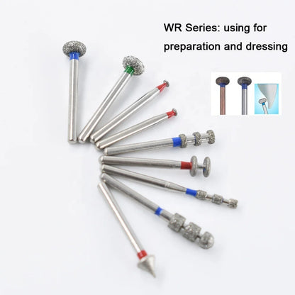 5pcs FG Dia 1.6mm Dental Drills – High-Speed Handpiece Diamond Burs for Teeth Whitening