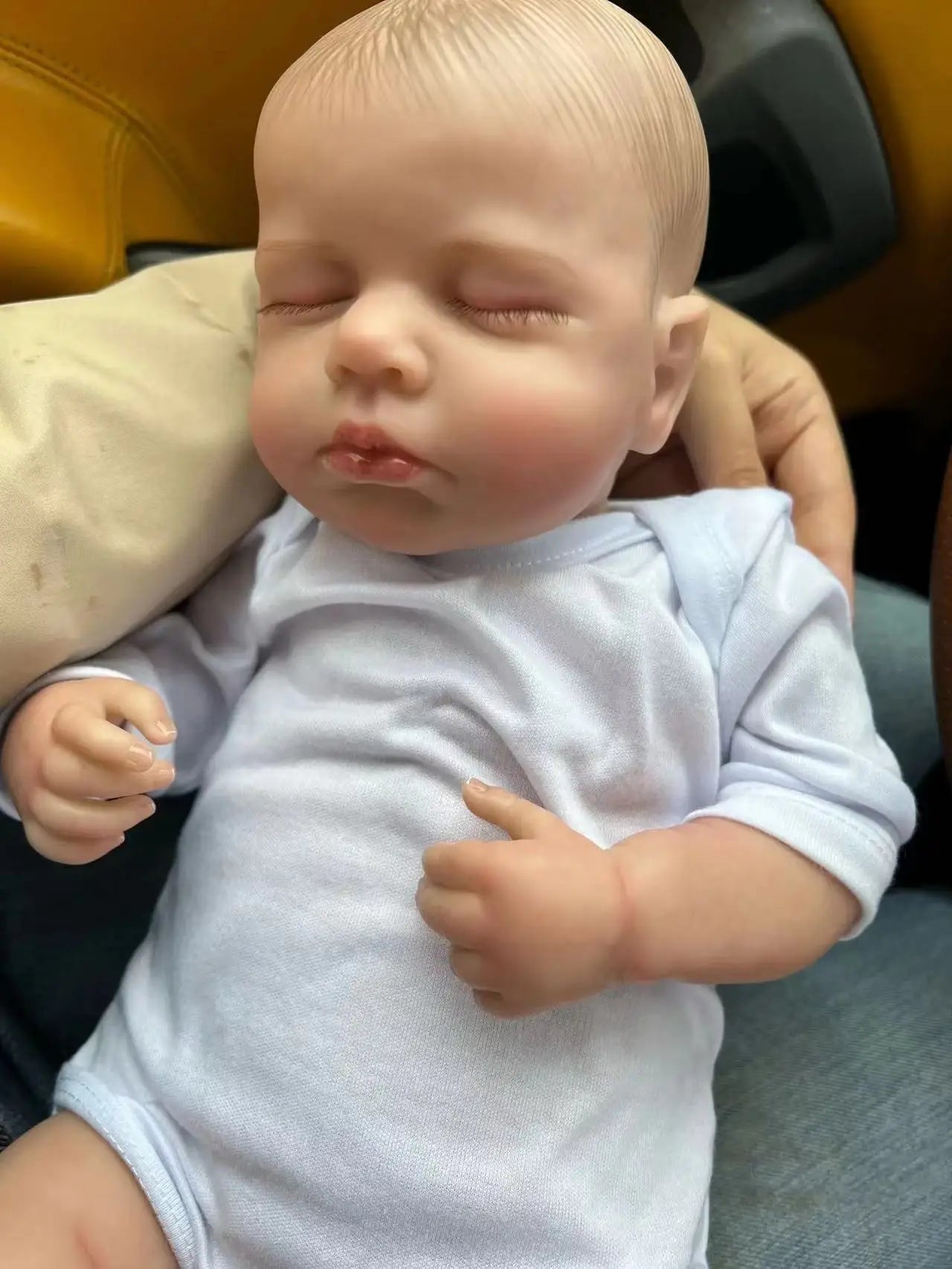 MRB 50cm Realistic Bebe Reborn Doll – Handmade Silicone Vinyl LouLou Toy for Girls Christmas Gift