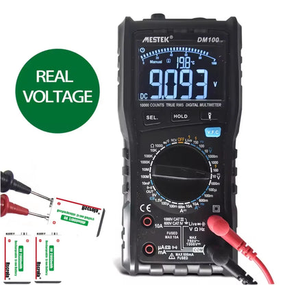 9V Lithium-Ion Rechargeable Battery 21800mWh – High-Capacity Power for Guitar, Microphone, Smoke Detector & Pedals with Cable