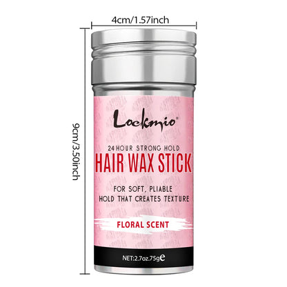 Professional Styling Wax for Women – Anti-Frizz Pomade, Smoothing Hair Mud, Messy Hair Control Rod for Natural Wigs