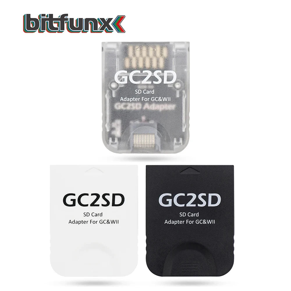 BitFunx GC2SD Micro SD Card Adapter – TF Card Adapter for Nintendo GameCube & Wii Console