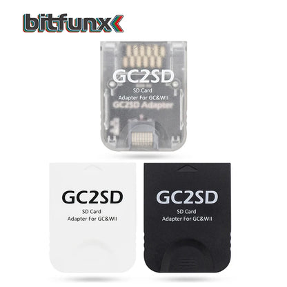 BitFunx GC2SD Micro SD Card Adapter – TF Card Adapter for Nintendo GameCube & Wii Console