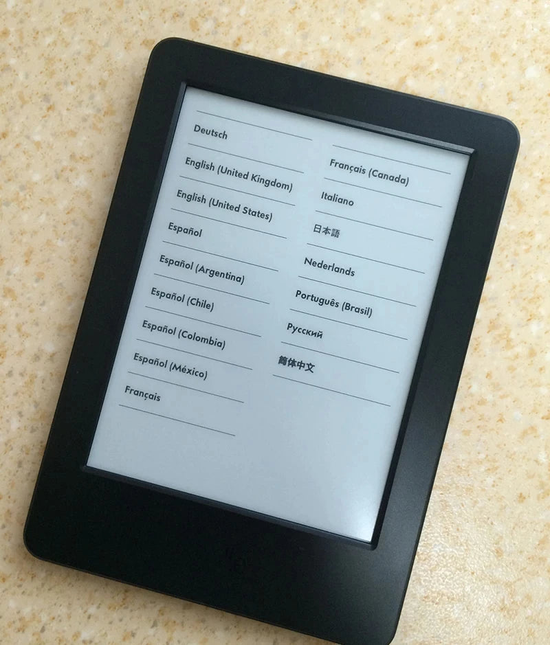 6" Original Kindle 8th Gen E-Book Reader, E-Ink Touch Screen, Without Backlight, Supports Multiple Languages, Perfect Gift