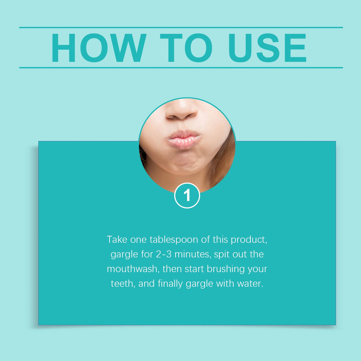 Coconut Mint Oil Pulling Mouthwash - Alcohol-Free Oral Care for Fresh Breath, Tooth Stain Care, and Daily Hygiene