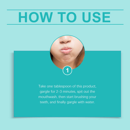 Coconut Mint Oil Pulling Mouthwash - Alcohol-Free Oral Care for Fresh Breath, Tooth Stain Care, and Daily Hygiene