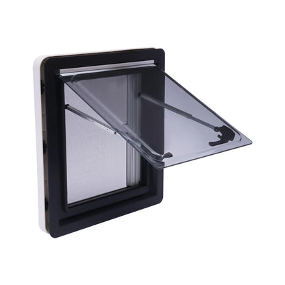 Aluminum RV Hinged Push-Out Window – Caravan & Camper Trailer Accessory, 900x500mm / 450x500mm