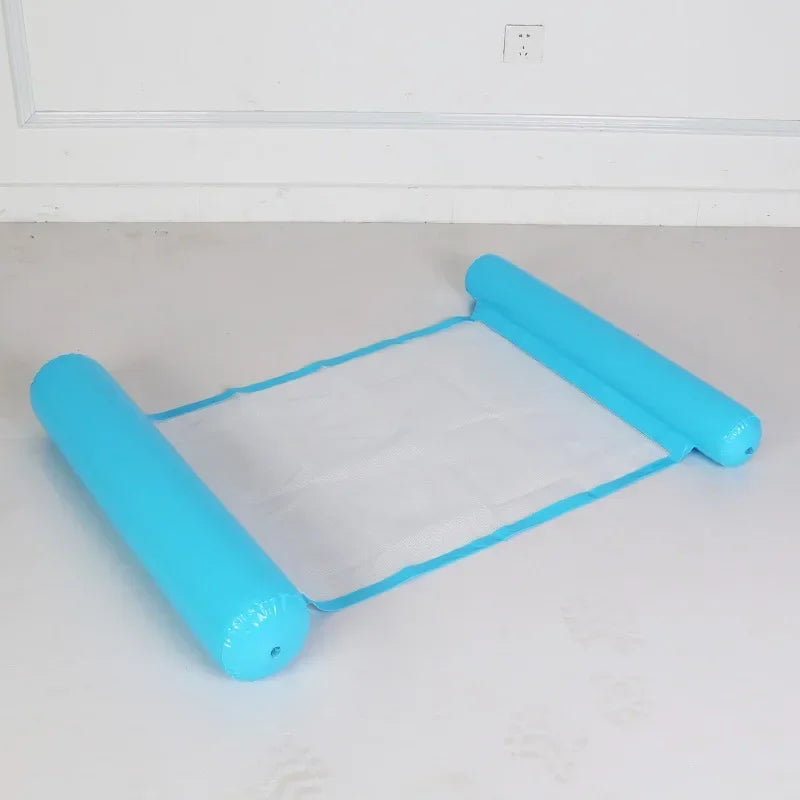 New Inflatable Water Hammock Recliner - Floating Swimming Mattress and Pool Party Lounge Bed