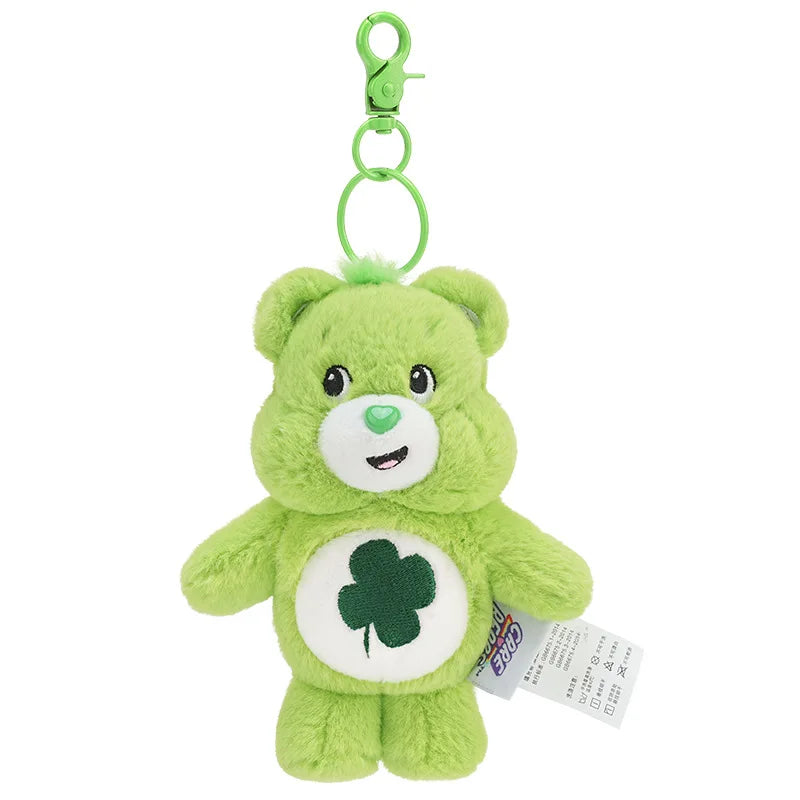 Care Bears Rainbow Plush Keychain - Kawaii Sound Toy Bag Charm & Birthday or Christmas Gift