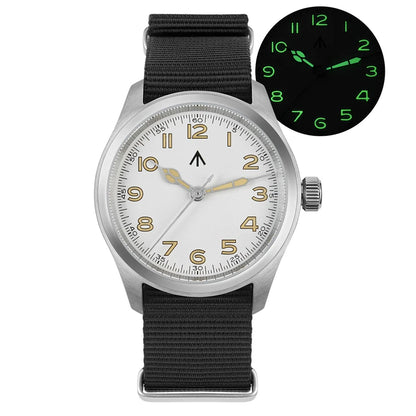 Militado ML08 Vintage Quartz Watch – VH31 Movement, Sapphire Crystal, 10Bar Waterproof, BGW9 Luminous Stainless Steel Men’s Watch