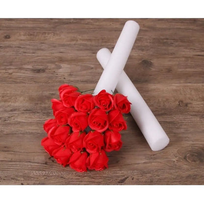 DIY Foam Strip Wedding Flower Base – Cylindrical White Floral Sponge Stick for Curtain, Event & Party Decorations