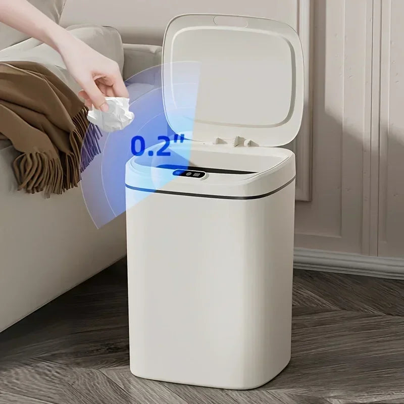 Smart Gesture Trash Can – Odor-Sealed, Stylish & Durable Waste Bin with Easy-Clean Design for Home or Office