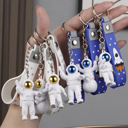 Astronaut Keychain Figurines - Spaceman Ornaments for Backpacks, Schoolbags, Home Decor, and Children's Gifts