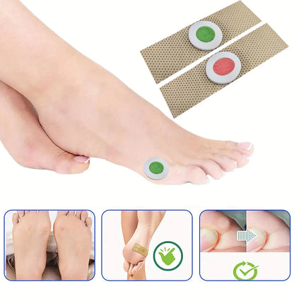 12-Piece Foot Corn and Callus Removal Pads - Clavus Corn Plasters for Foot Care and Protection