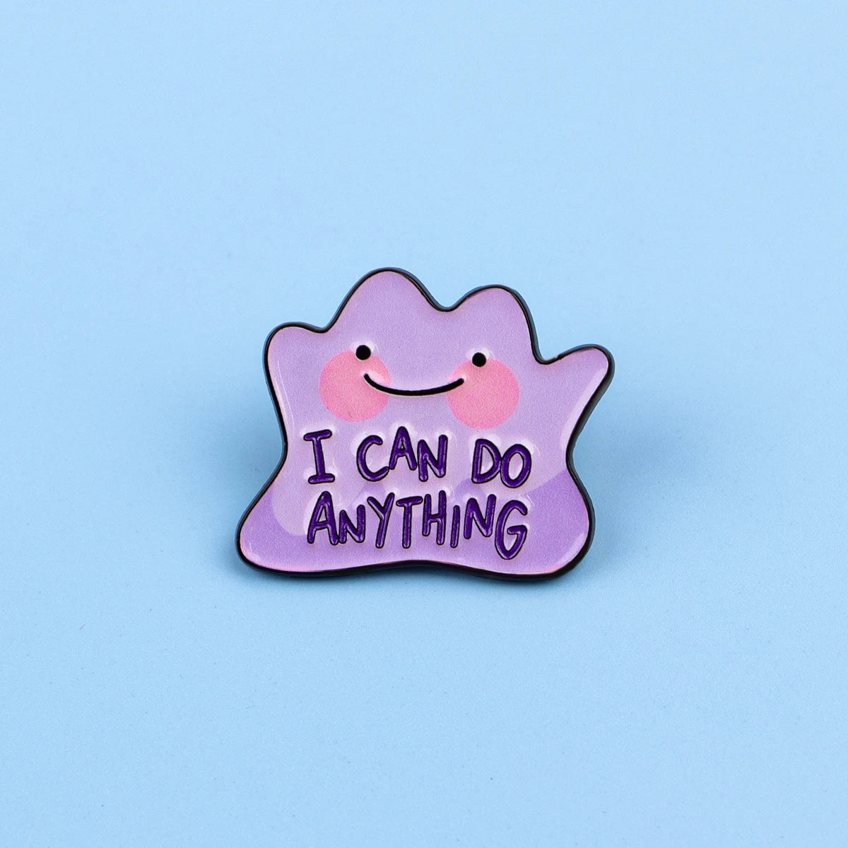 9-Piece “I Can Do Anything” Enamel Pin Set - Inspirational Brooch Badges for Backpacks, Hats, Cosplay, and Gifts