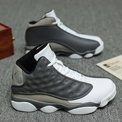 Outdoor Basketball Shoes - Non-Slip Rubber Sole, Wear-Resistant High-Top Athletic Sneakers