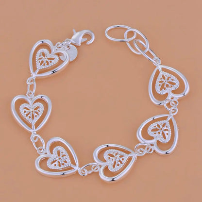 925 Sterling Silver Bead Bracelet – High-Quality Romantic Chain for Women, Fashion Jewelry Gift for Engagement, Party & Wedding