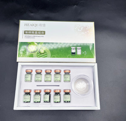 10pcs Sponge Microcrystal Freeze-Dried Powder Collagen Regeneration Sponges – Natural Biological Extract for Skin Cell Renewal