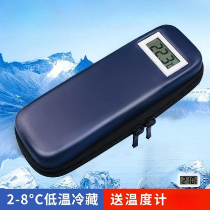 Portable Insulin Cooler Ice Pack with Temperature Display – Mini Thermal Travel Freezer Case for Insulin, Interferon & Medicine Storage, Outdoor Cooling Pack