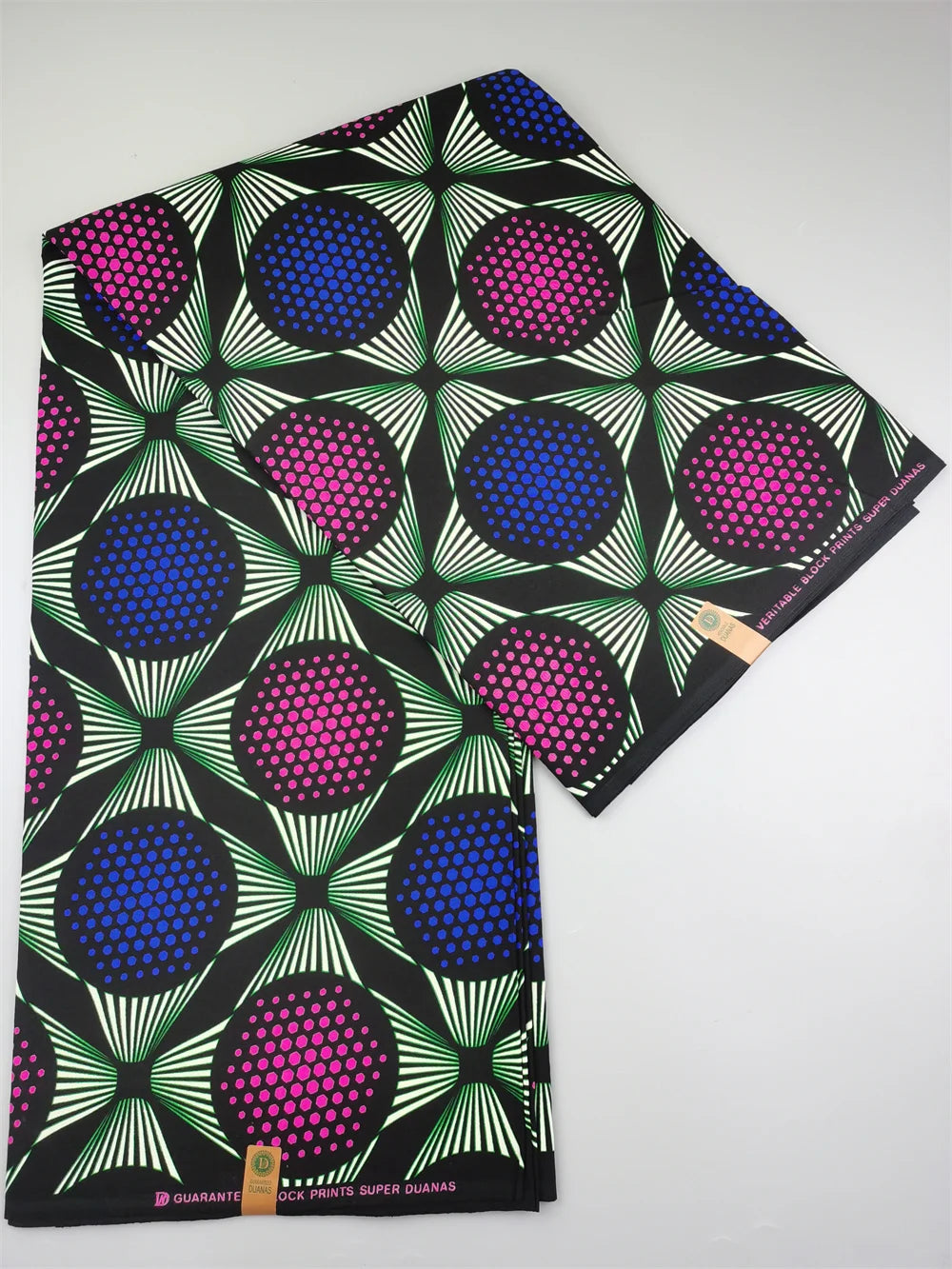 African Ankara Wax Print Fabric - 100% Cotton Nigerian Designer Pagne for Sewing & DIY Party Dresses
