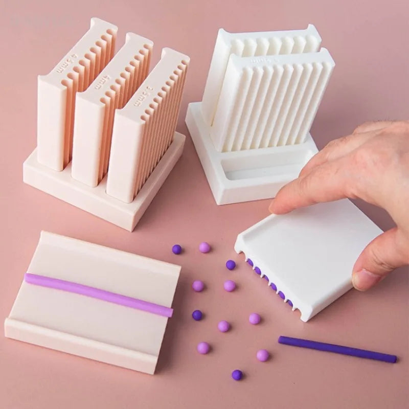 2-in-1 Clay Ball Maker - Pottery Rolling & Shaping Tool for DIY Jewelry Crafts