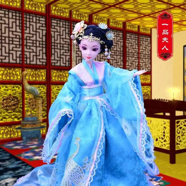 Ancient Dress Imperial Concubine Doll – Jointed Princess Fairy Suit with Clothes