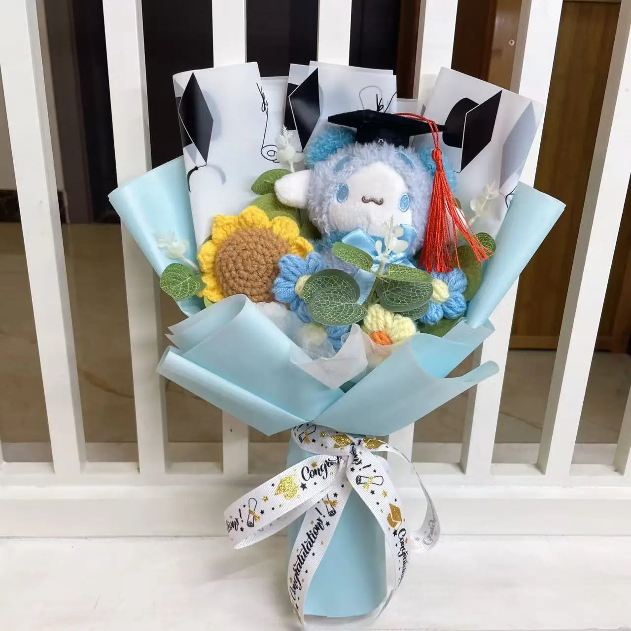 Anime Series Plush Toy Bouquet — Children’s Day, Birthday, Valentine’s & Graduation Gifts