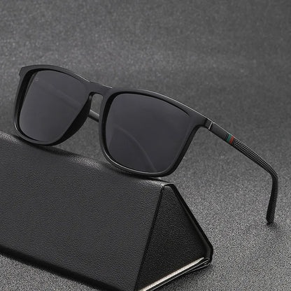 Outdoor Driving Sunglasses - Classic Polarized Square Large Frame Glasses for Men & Women, Fishing Sunglasses