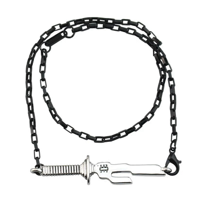 Jujutsu Kaisen Fushiguro Toji Sword Necklace - Spear of Tianri Knife Cosplay Pendant Choker Jewelry for Fans