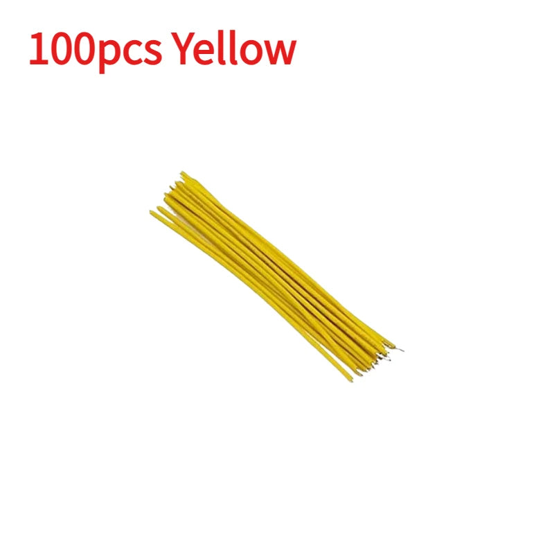 100/120PCS Tin-Plated Jumper Wires - 24AWG/26AWG 6-Color Breadboard PCB Wire DIY Electronics Kit