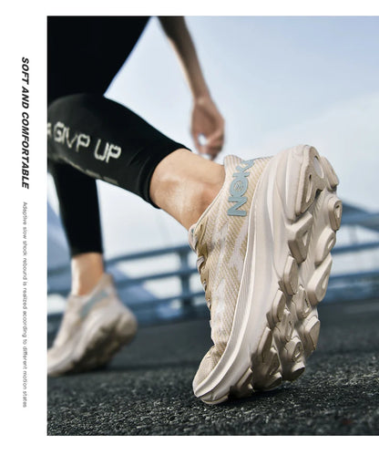 Men's Sports Running Shoes - Carbon Plate Marathon Sneakers, Lightweight & Breathable Athletic Shoes for Women