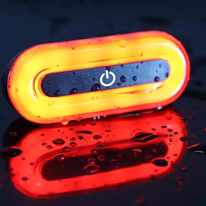 Rechargeable 16-LED Bicycle & Motorcycle Helmet Light – USB Safety Taillight Warning Lamp for Night Riding Bike Helmet Accessory