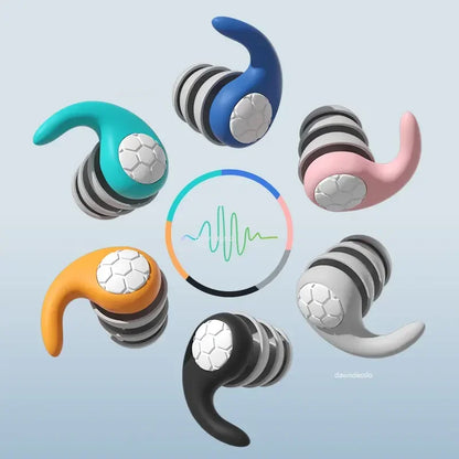 Waterproof Noise Reduction Earplugs – Sleep & Work Ear Protection for Travel, Anti-Noise Earplugs
