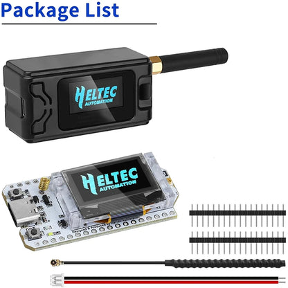 Heltec LoRa 32 V3 Development Board Kit - ESP32 SX1262 Meshtastic 915MHz WiFi BLE OLED IoT Board with Case