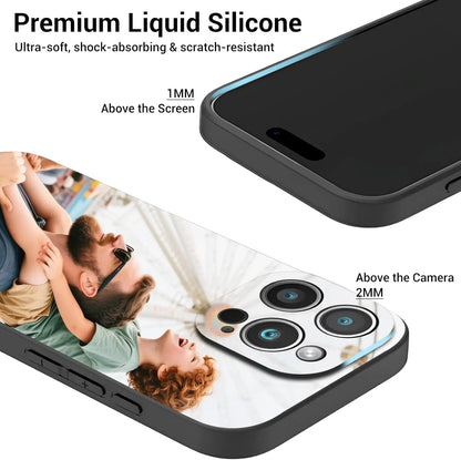 Custom Matte iPhone Case - Personalized Photo Soft Cover for iPhone 7 to 17 Pro Max, Plus & Mini