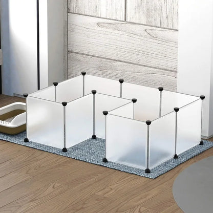 DIY Foldable Pet Playpen – Combined Cage Yard Fence for Dogs, Cats, Kittens, Rabbits, Guinea Pigs, Bunnies & Hedgehogs