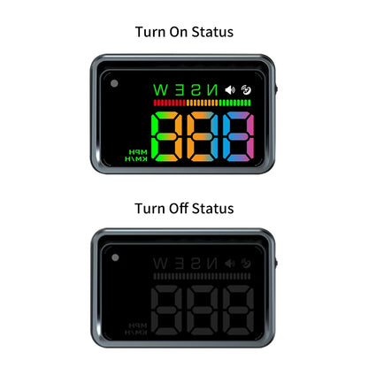 KWHUD GPS Head-Up Display Speedometer – Digital Windshield Projector USB Plug & Play Car Speed Monitoring Device